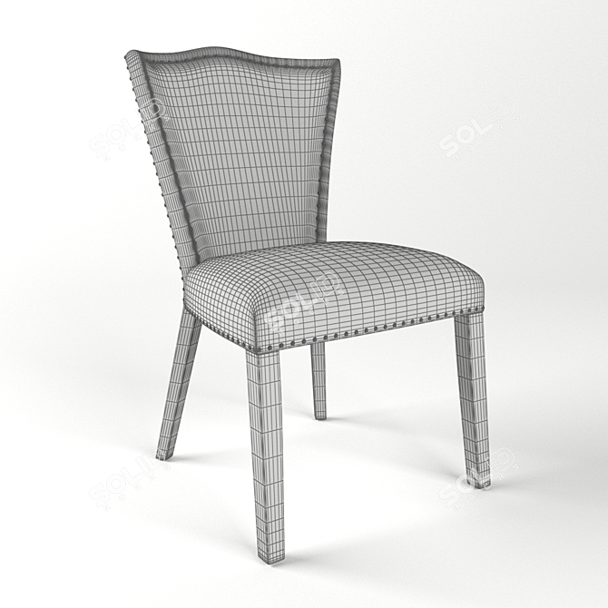 Modern Elegance: Ruhls Accent Chair 3D model image 3