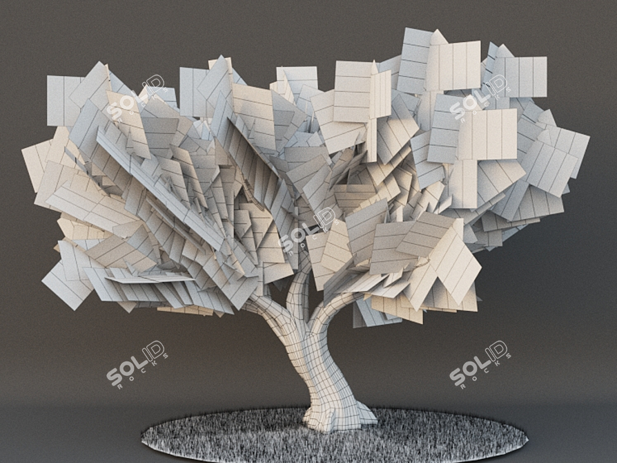 Evergreen beauty: Poly Oliva 3D model image 2