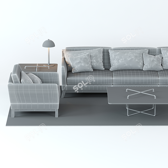 Transform your space with Metaphore Sofa and Armchair 3D model image 3