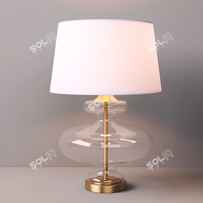 Modern Droplet Lamp Set 3D model image 2