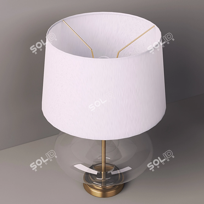 Modern Droplet Lamp Set 3D model image 3