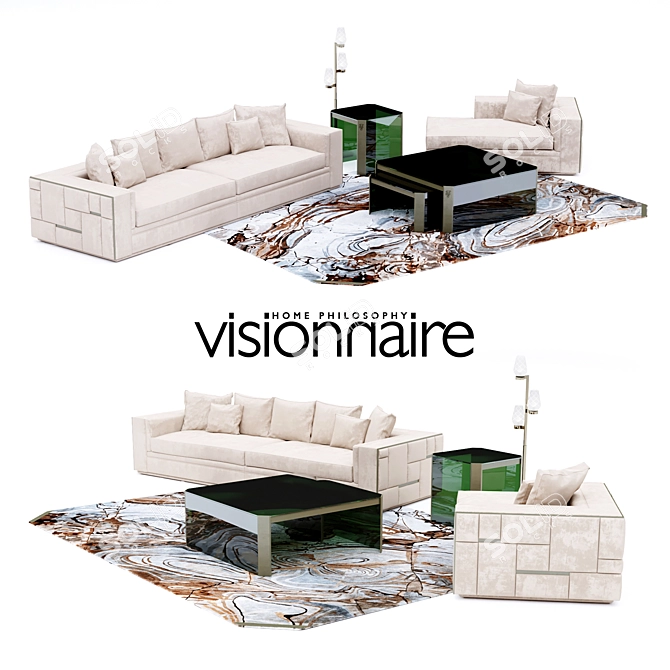 Luxurious Visionnaire Babylon Collection 3D model image 1