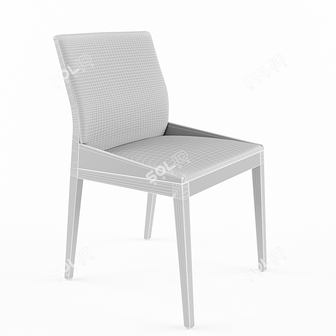 Elegant Grace Chair by Bross 3D model image 3