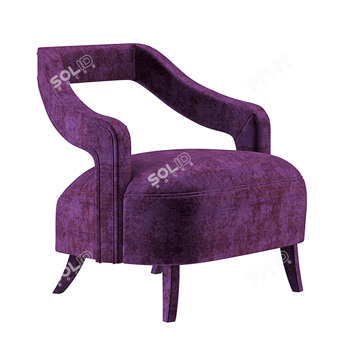 Modern Oka Armchair: Stylish and Versatile 3D model image 1