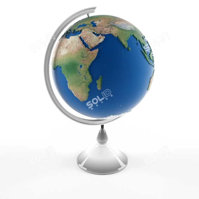 Musical World Globe 3D model image 1