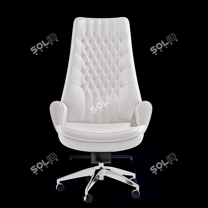 Contemporary Italian Design Armchair 3D model image 2