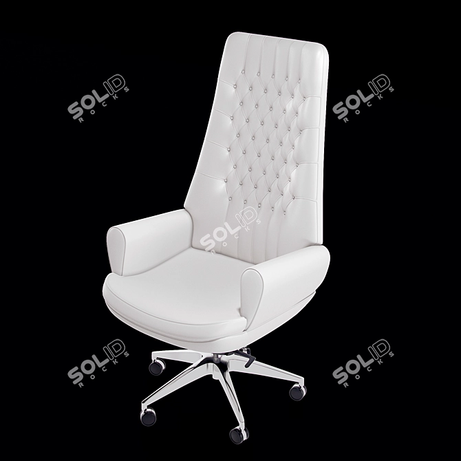 Contemporary Italian Design Armchair 3D model image 3