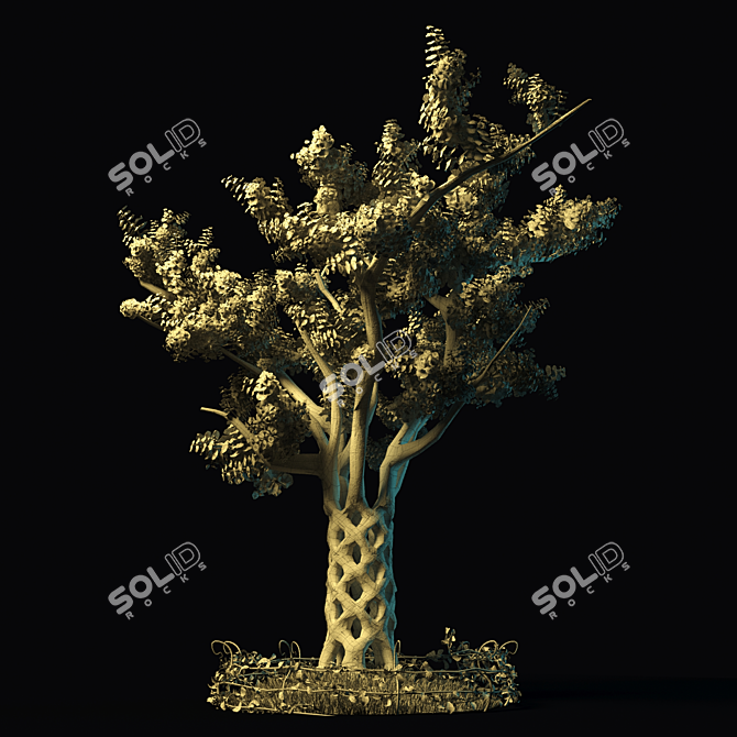 Sycamore Masterpiece: Living Arbors 3D model image 3