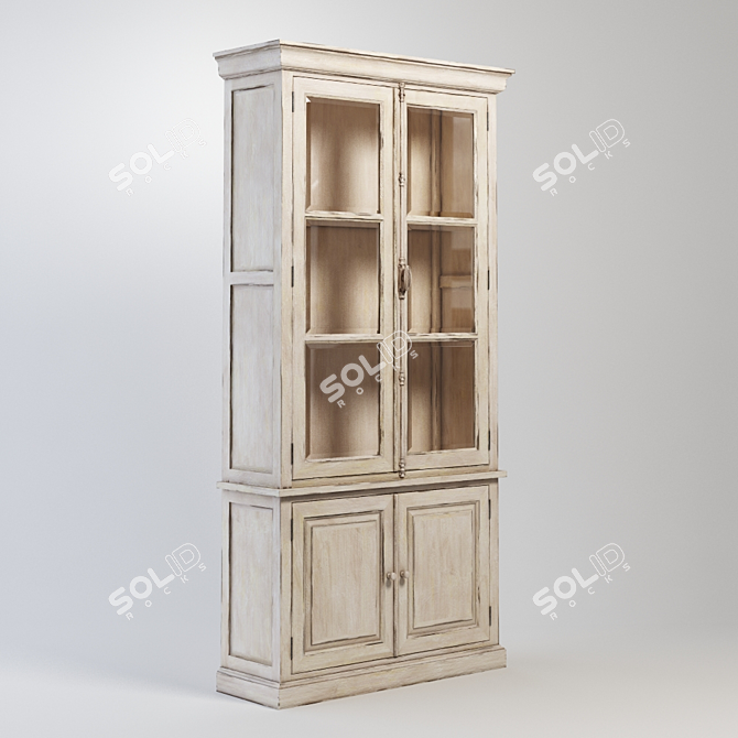 Gramercy Home Martis Cabinet - 501.025-WC 3D model image 1