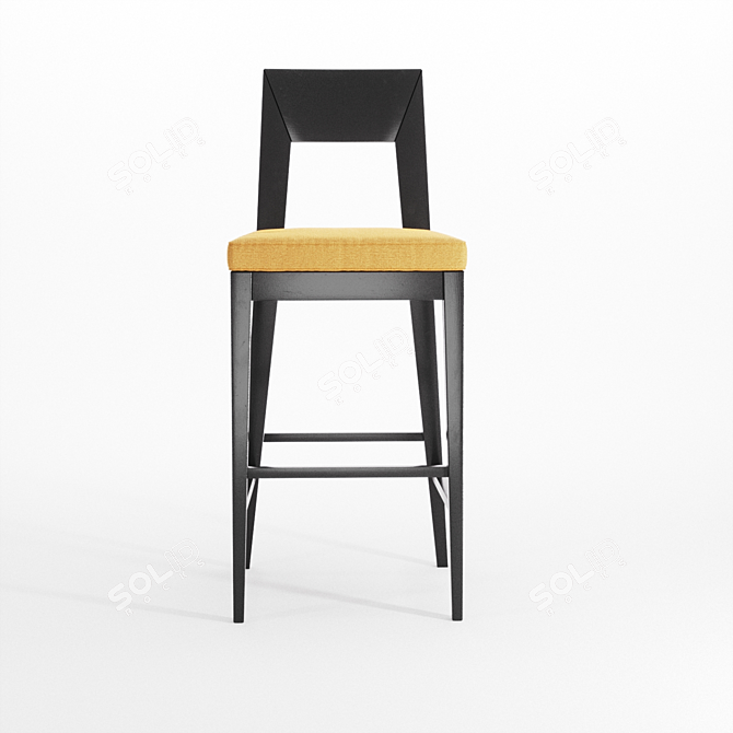 Elegant Zilco Mary S Bar Stool 3D model image 2