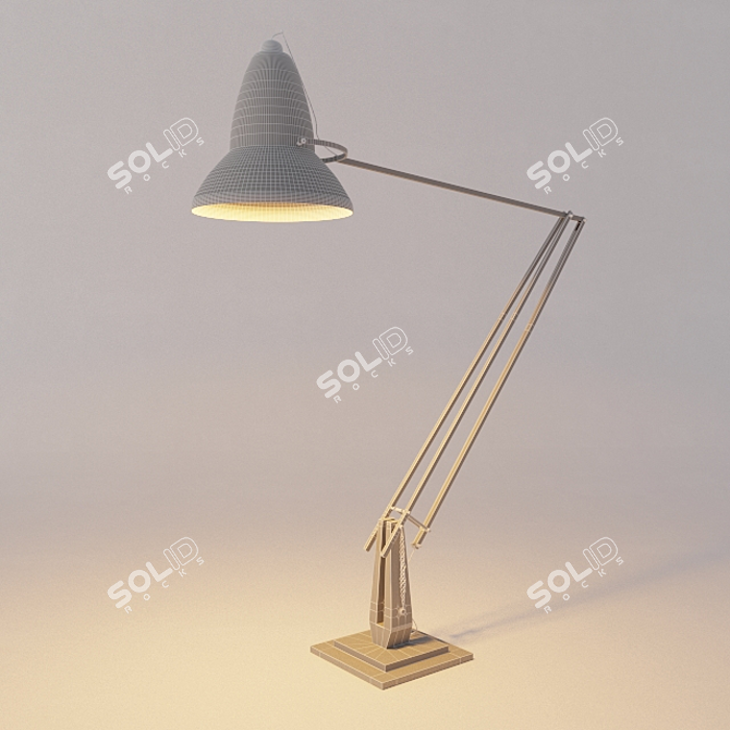 Modern Desk Lamp 3D model image 2