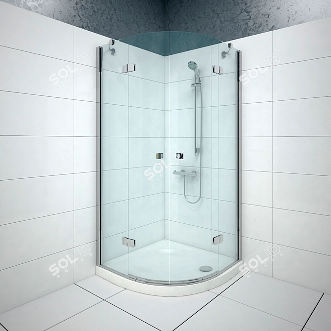 Ravak Smartline Shower and Mixer 3D model image 1