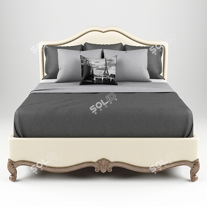 French Kiss: Royal Comfort 3D model image 2