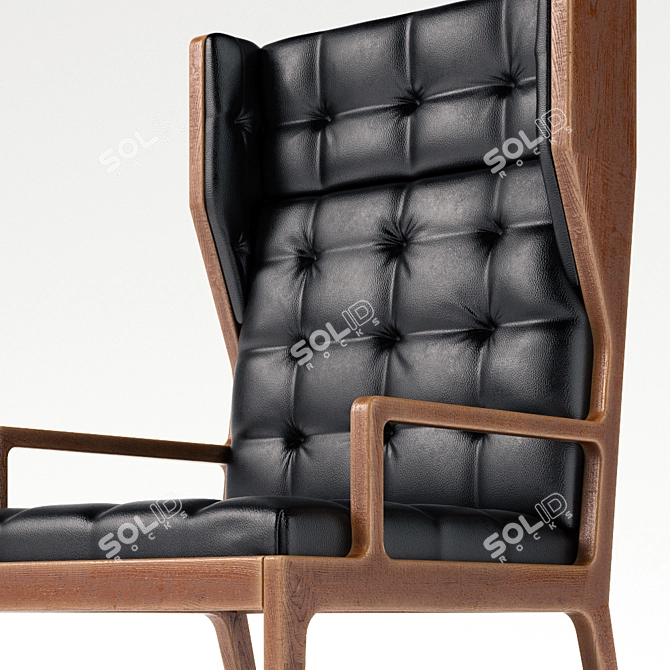 James UK Wingback: Classic Elegance for Your Home 3D model image 2