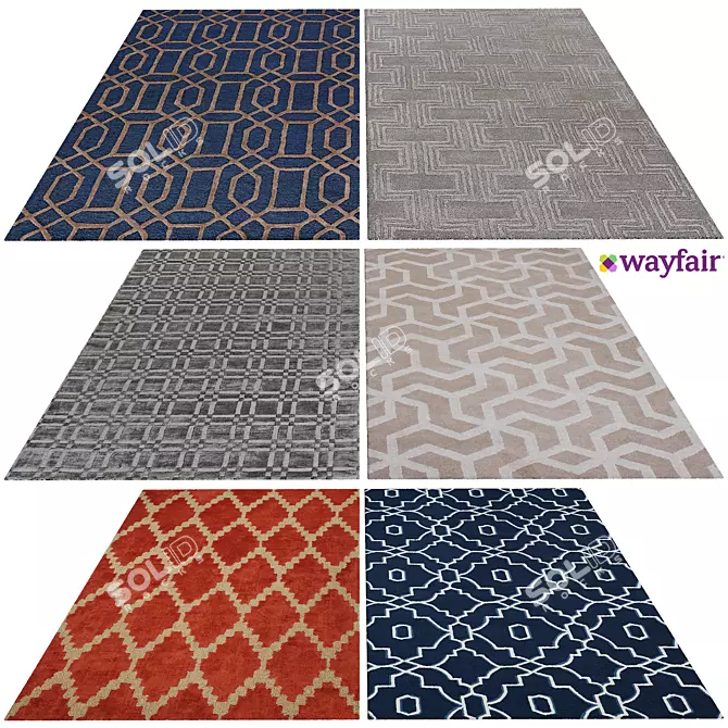 Luxury Rugs: Transform Your Space 3D model image 1