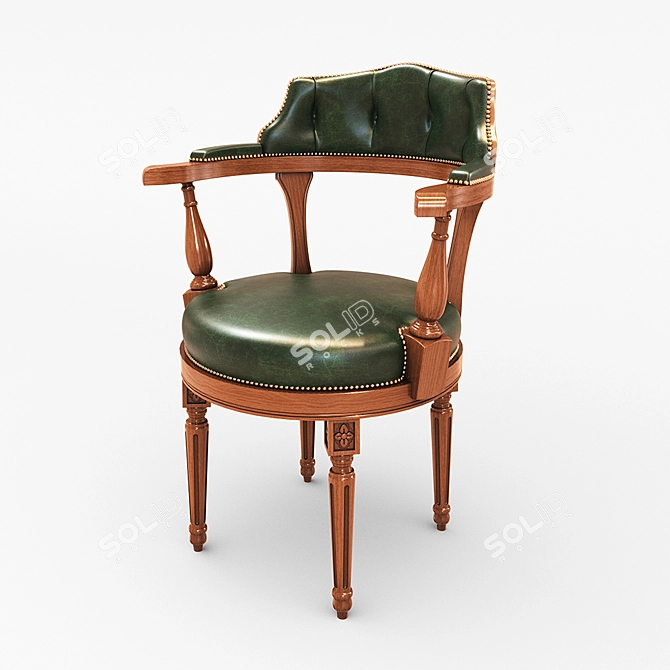 Origgi Celtic Bar Stool: Sleek and Stylish 3D model image 2