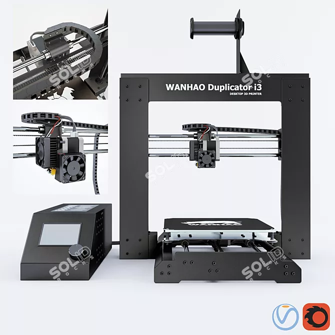 Wanhao Duplicator I3 V 2.1 - 3D Printing Innovation 3D model image 1