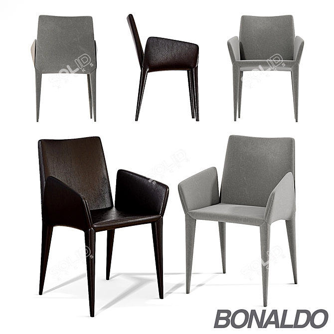 Elegant Bonaldo Miss Filly Chair 3D model image 1