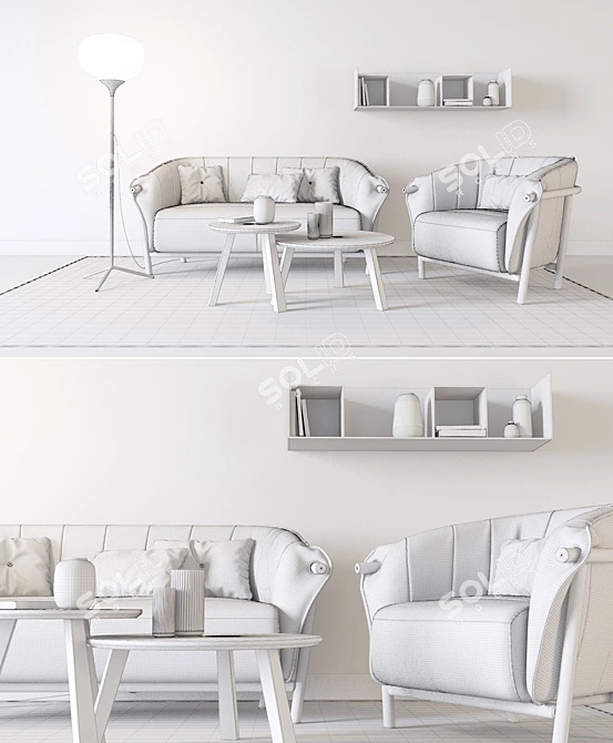 Bosc Furniture Collection 3D model image 3