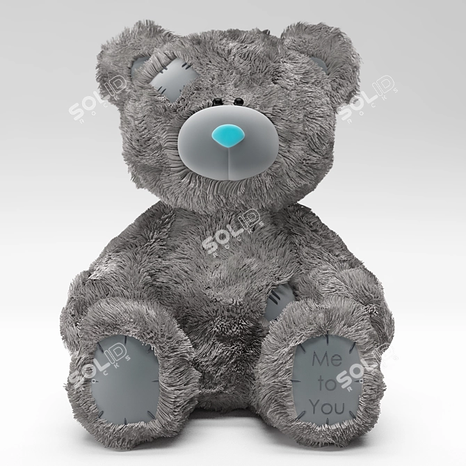 Tender Tummy Bear 3D model image 2