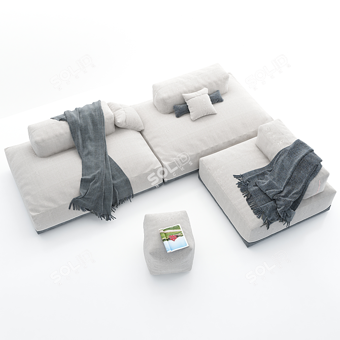 Sanders Corner Sofa by Ditre Italia 3D model image 2