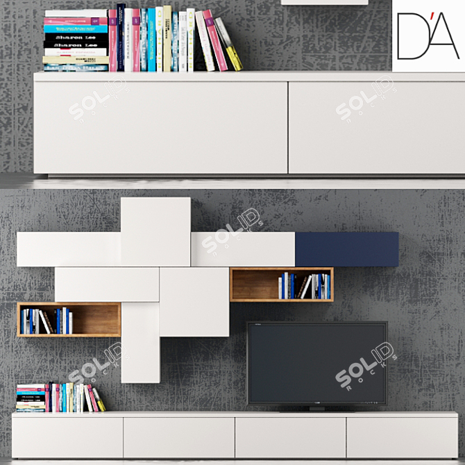 Sleek Wall Dall'Agnese Slim 3D model image 1