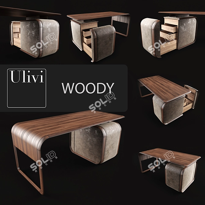 Natural Elegance: WOODY Ulivi 3D model image 1