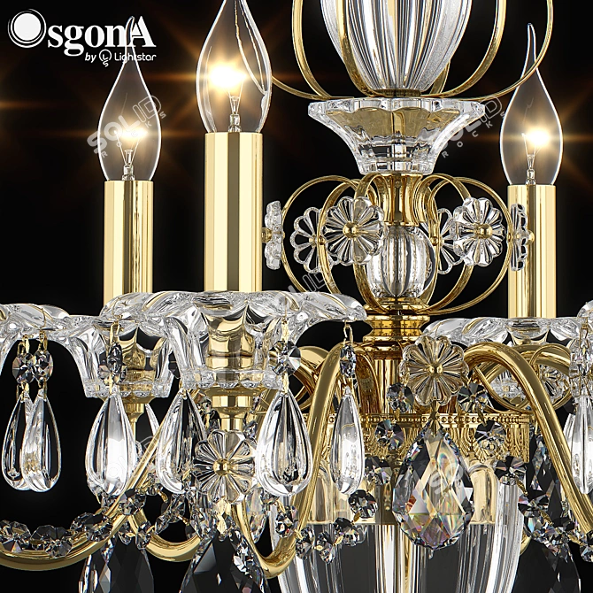 Elegant Schon Osgona Pendant 3D model image 2