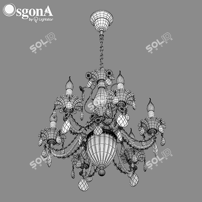Elegant Schon Osgona Pendant 3D model image 3