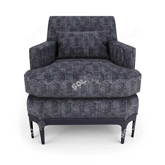 Celestial Comfort: Baker Celestite Lounge Chair 3D model image 2