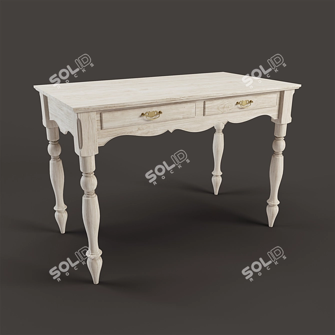 Romantic Country Table Decor 3D model image 2