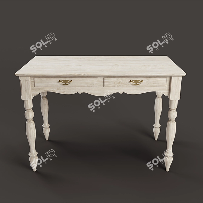 Romantic Country Table Decor 3D model image 3