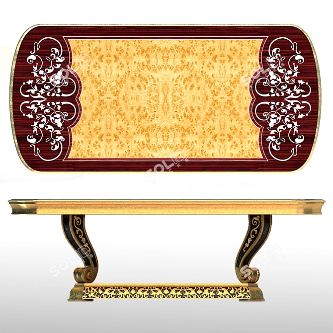 Royal Palace Art506 Table by Arredamenti 3D model image 2