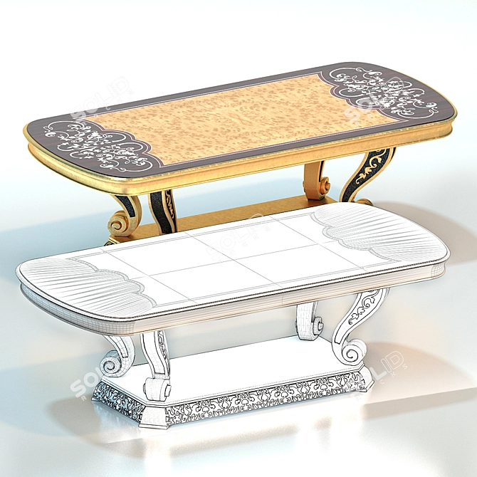 Royal Palace Art506 Table by Arredamenti 3D model image 3