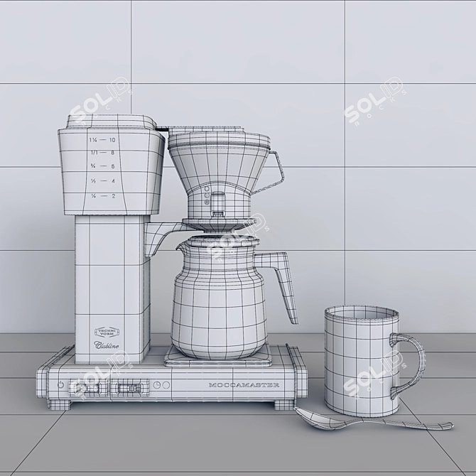 Technivorm Moccamaster KB - A Masterful Brewing Experience 3D model image 2
