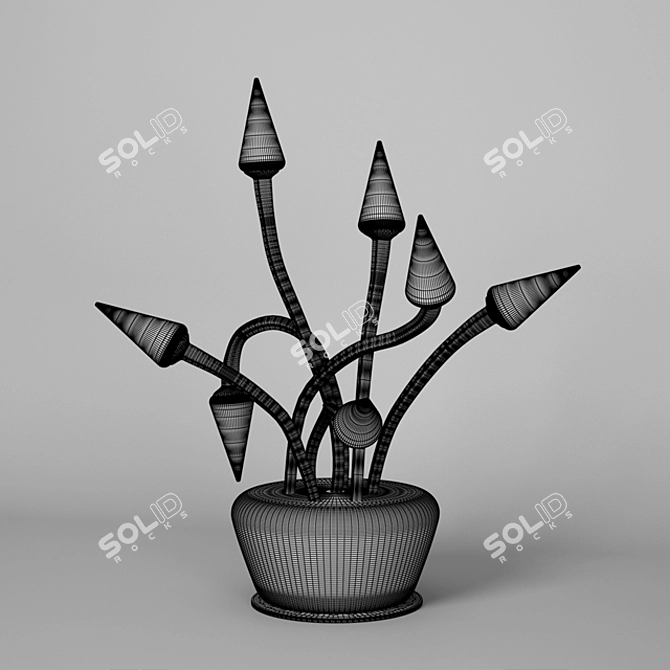 Gabbiani Rescona Table Lamp 3D model image 3
