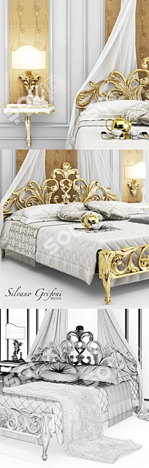 Silvano Grifoni Art 2321 Bedroom Set: Timeless Elegance for Your Dream Space 3D model image 3