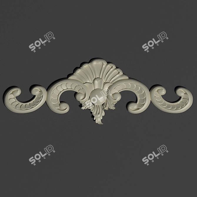 Elegant Moldings 2 3D model image 1