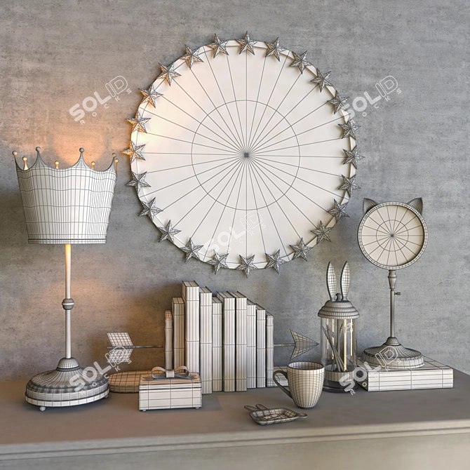Emily & Meritt Decorative Set - PBteen 3D model image 2