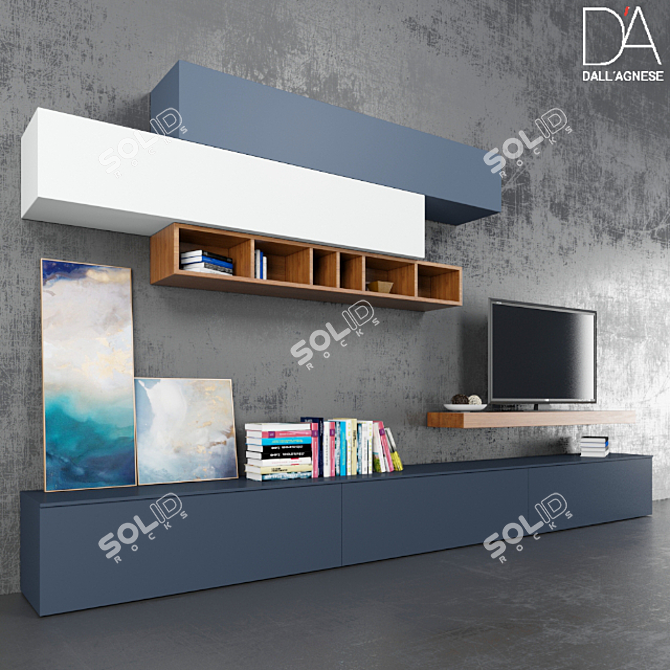 Elegant Wall Dall'Agnese Slim 2 3D model image 2