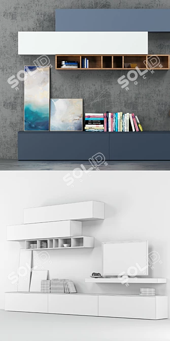 Elegant Wall Dall'Agnese Slim 2 3D model image 3