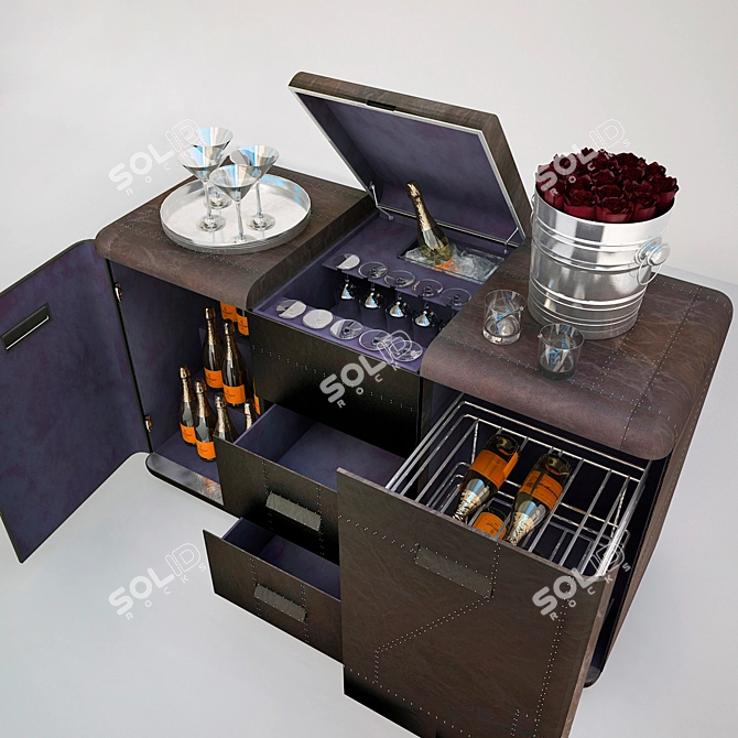 Hudson Bar: Timeless Elegance 3D model image 1