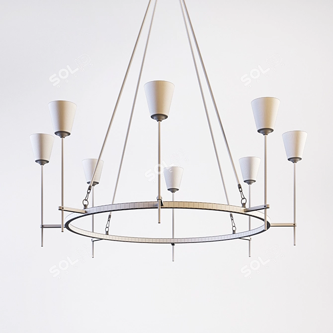 Modern Loftdesign Chandelier- Model 4541 3D model image 2