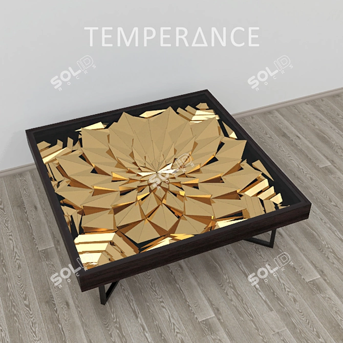 Lotus Coffee Table 3D model image 1