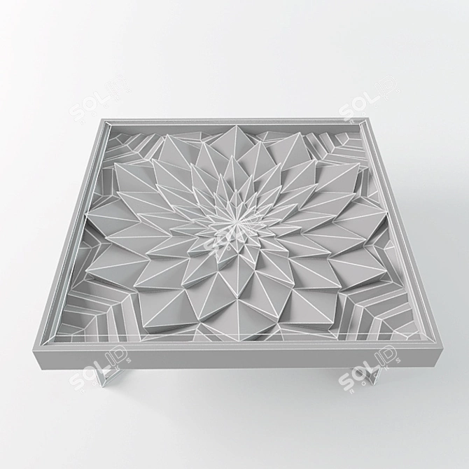 Lotus Coffee Table 3D model image 3