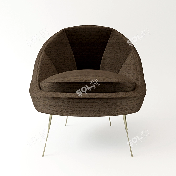 Contemporary Metro Chair by Caracole 3D model image 1