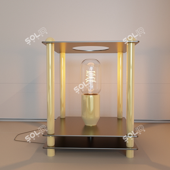 Elegant Ranua Table Lamp 3D model image 1