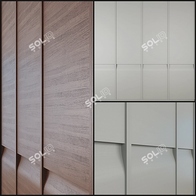 Capri Modular Wardrobe by Poliform 3D model image 2