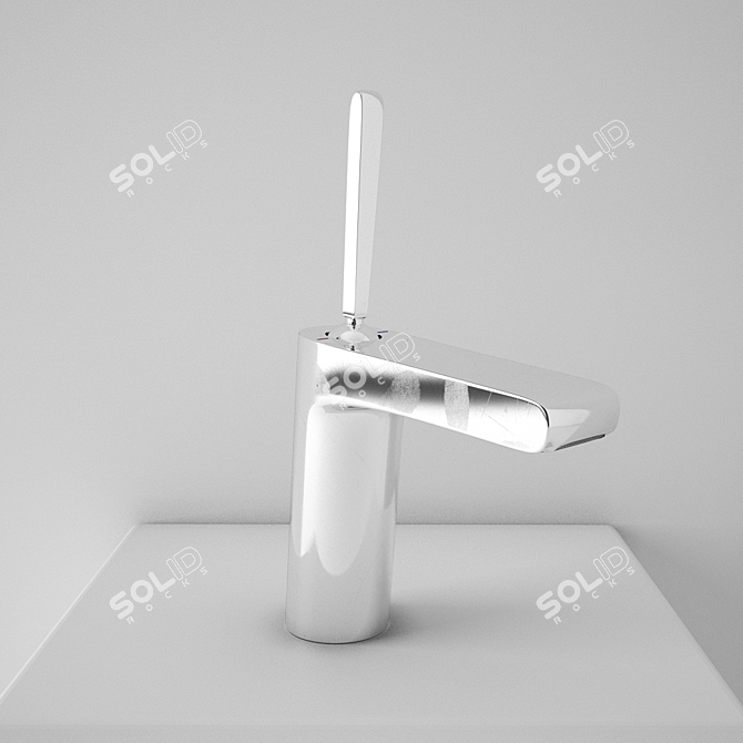 KLUDI O-CEAN Basin Mixer 3D model image 1