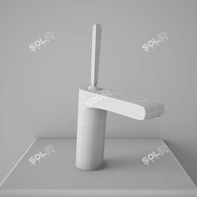 KLUDI O-CEAN Basin Mixer 3D model image 2